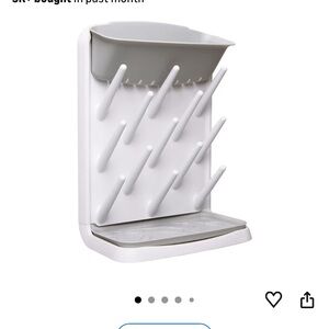 Ubbi White and Gray Bottle Drying Rack